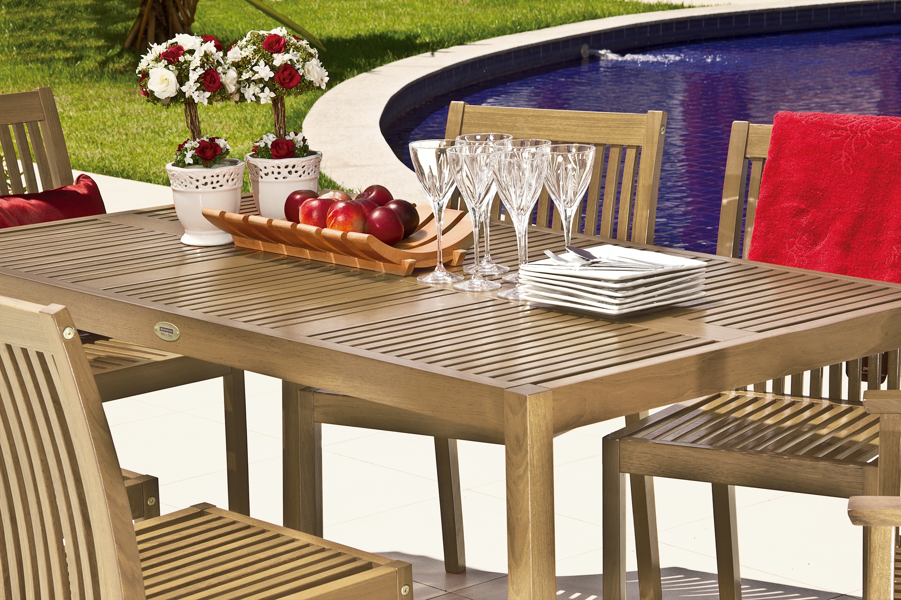 Tramontina Balkon-/Terrassentisch 154 x 86 x 75 cm
