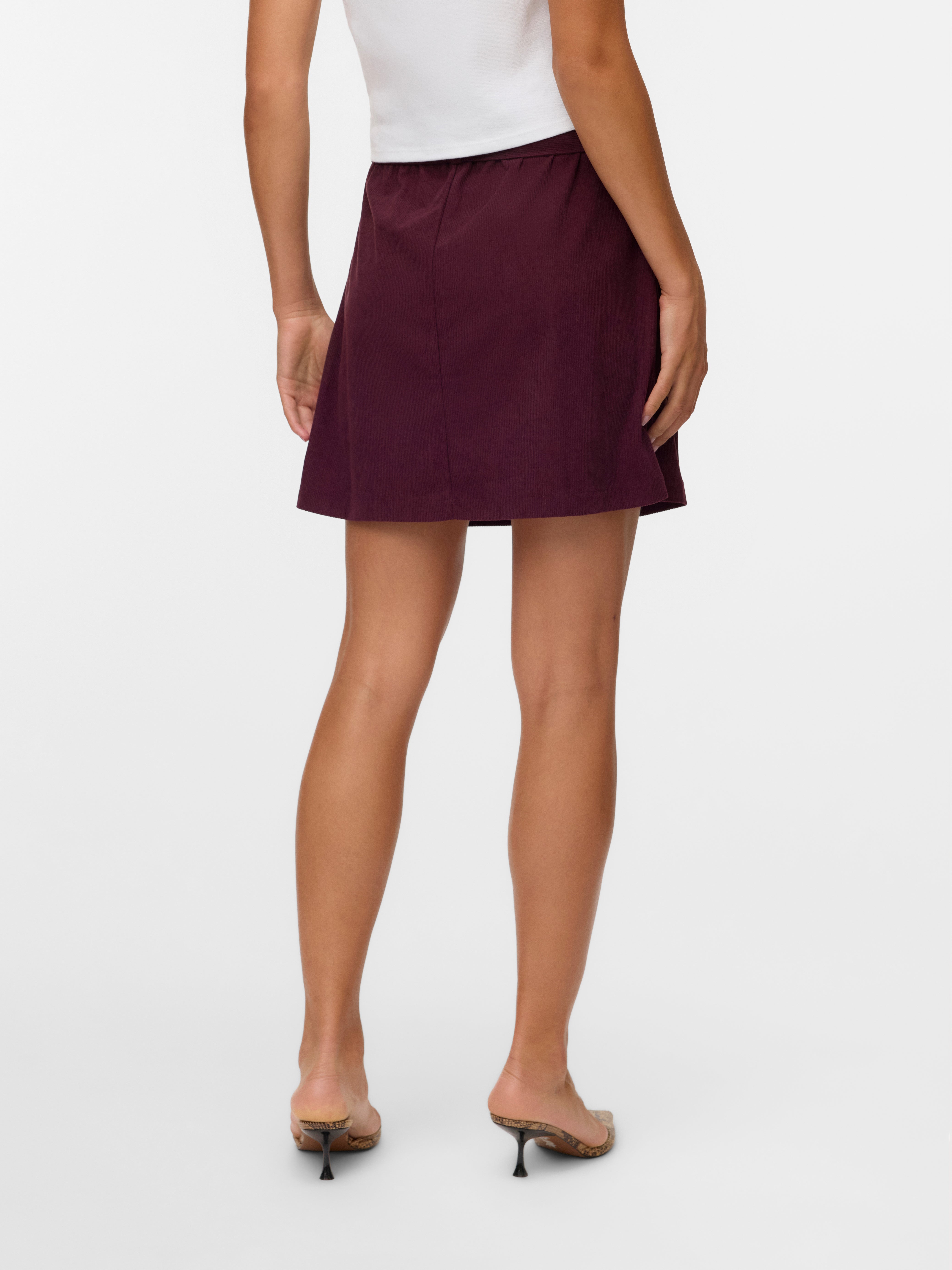 VMVILJA Corduroy High waist Korte rok
