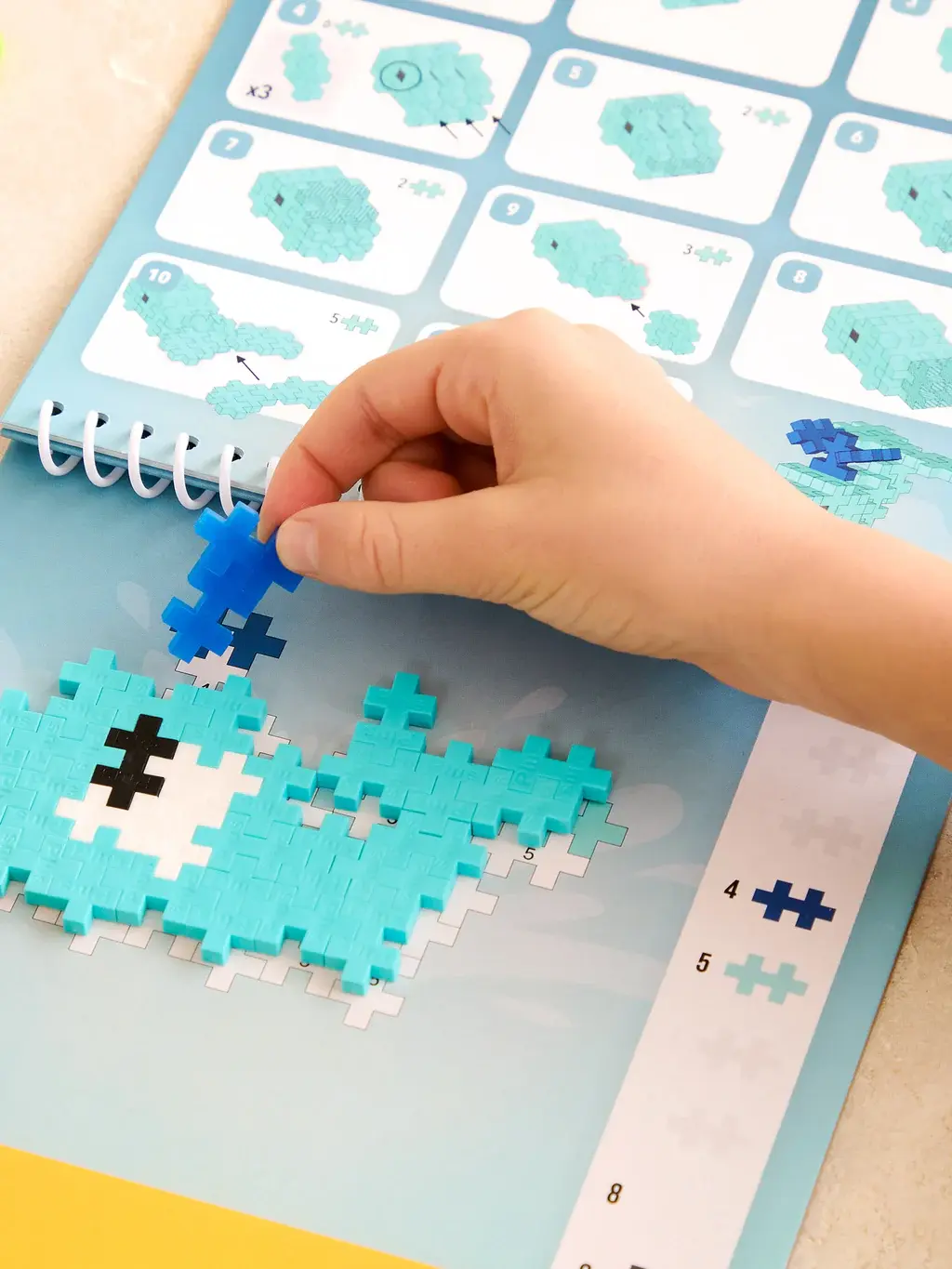 Plus Plus Activity Pad - Oceaan ( 125 stukjes )
