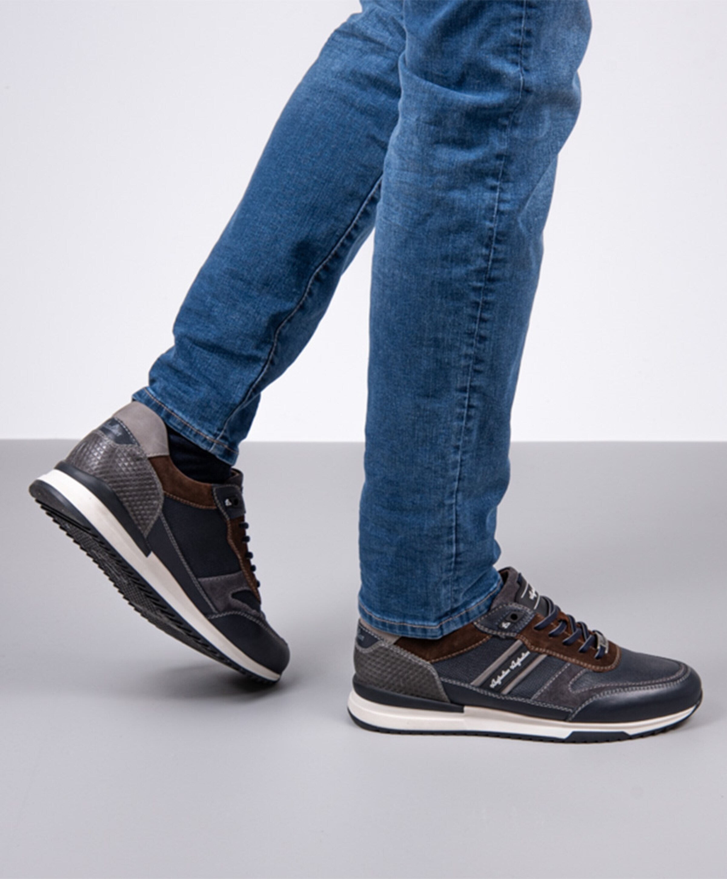 Australian Filmon leather heren sneakers blauw