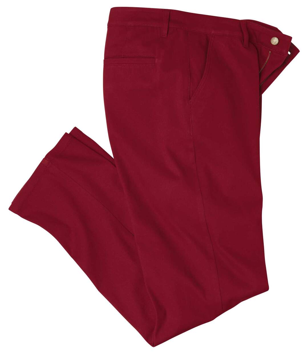 Pantalon Chino Bordeaux
