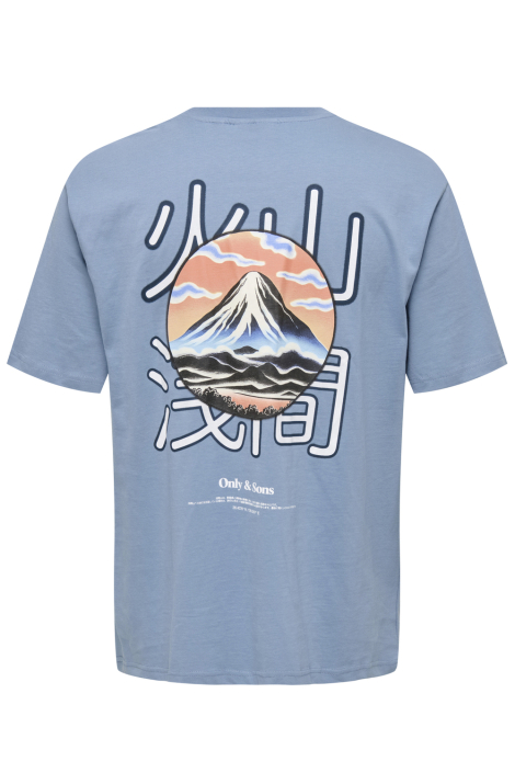 Only & Sons blauwe heren t-shirt