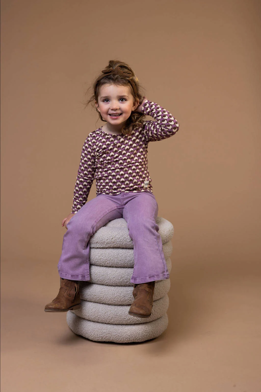 LOOXS flared jeans lila