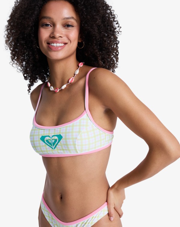 The Swell Bralette Haut de bikini bralette Blanc Femme