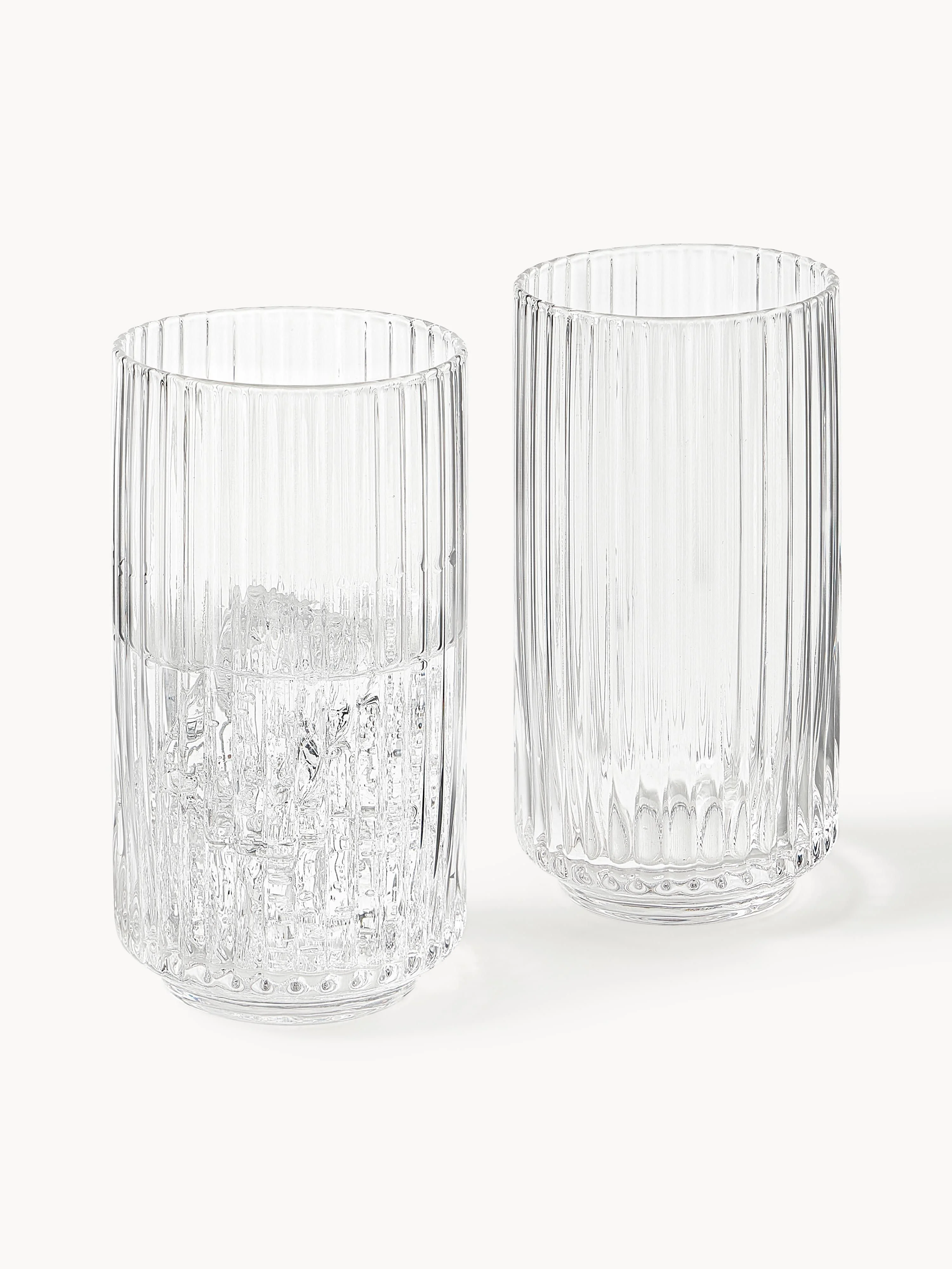 Mondgeblazen highballglazen Aleo, 4-delig