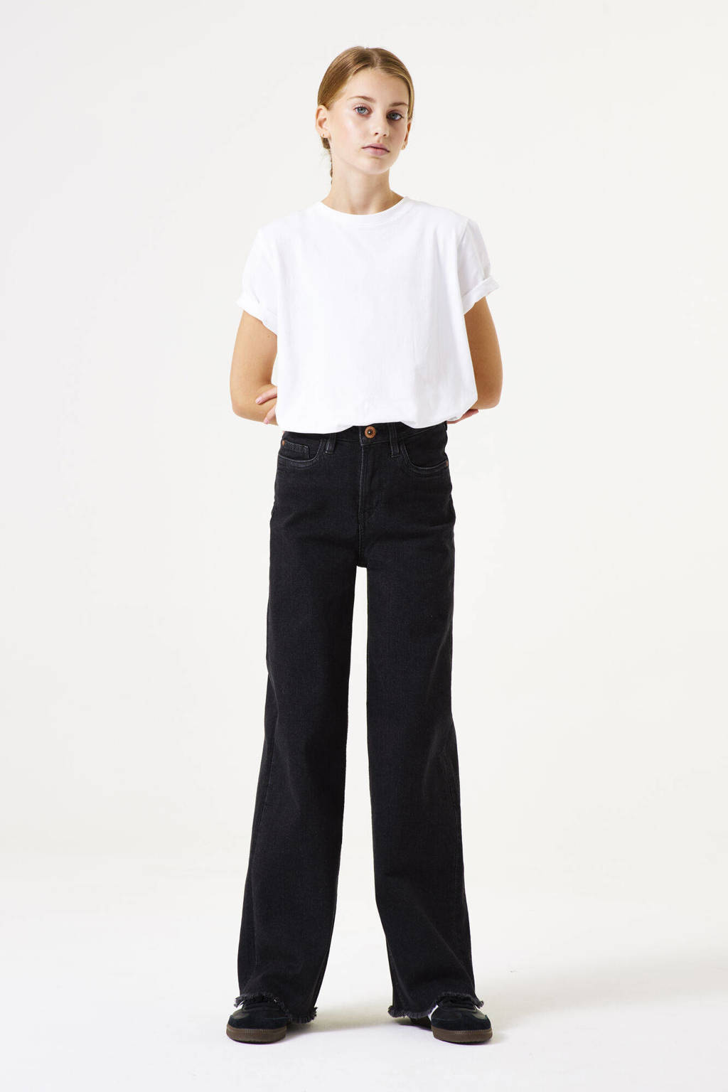 Garcia high waist loose fit jeans Annemay dark used