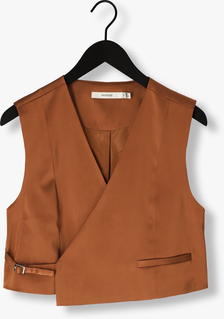 bruine gestuz gilet gzjessie waistcoat