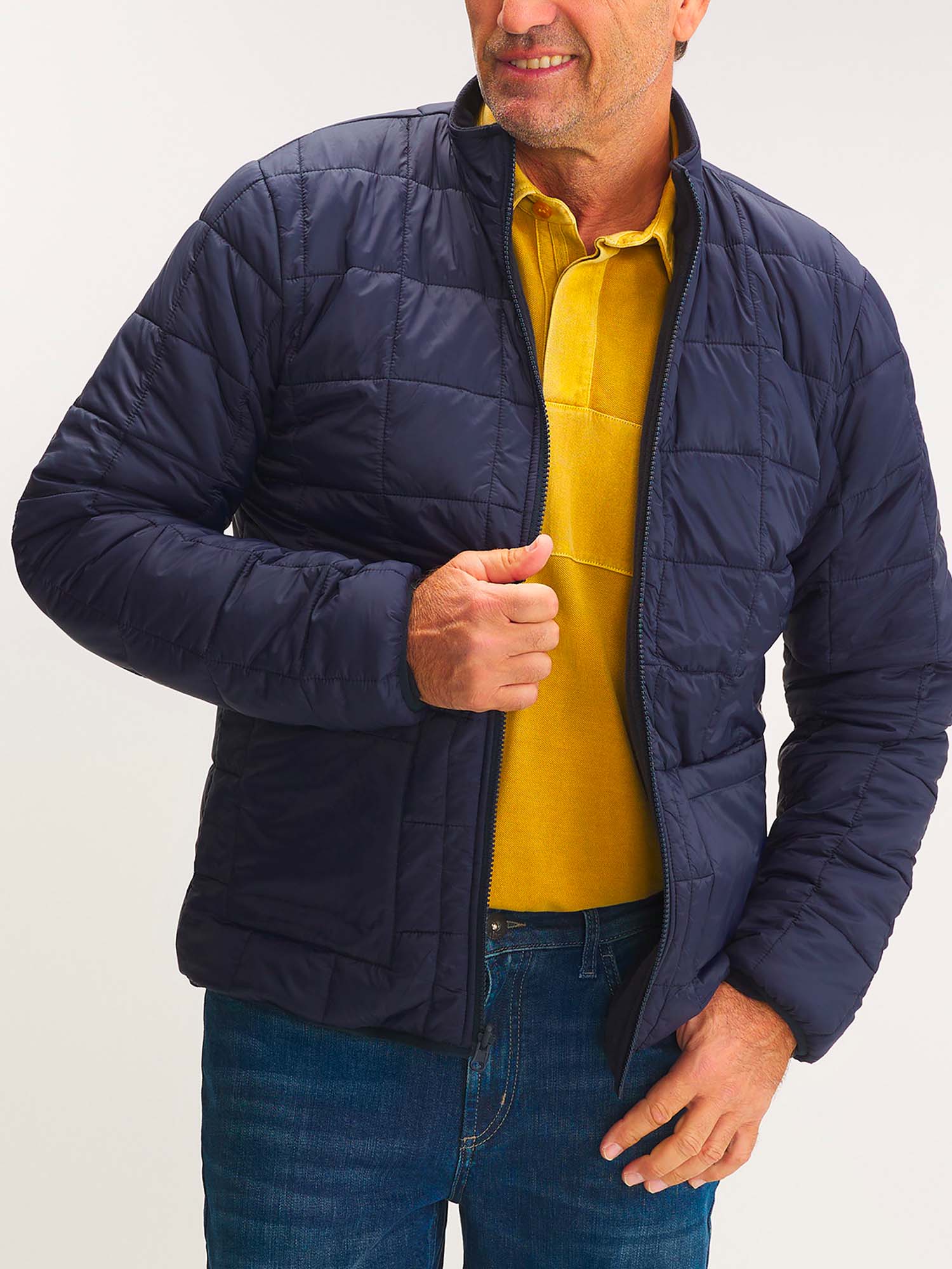 Veste Homme 4 en 1 Imperméable Marine