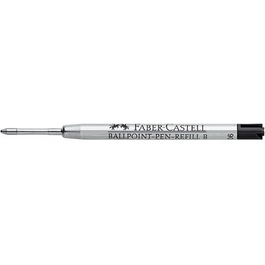 FABER-CASTELL Recharge grand volume F stylo à bille, noir