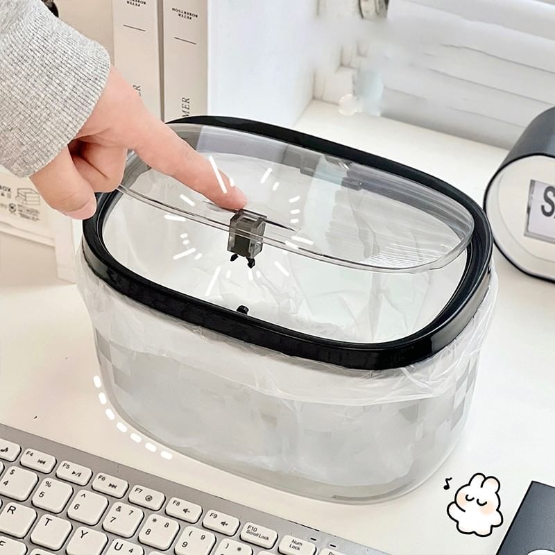 Yunikon - Checker Plastic Bureau Prullenbak (Diverse Ontwerpen)