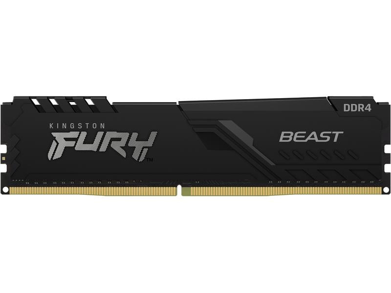 Kingston DDR4-RAM FURY Beast 3600 MHz 4x 32 GB High-Performance Arbeitsspeicher mit Plug N Play Kompatibilität