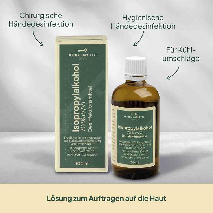 Isopropylalkohol 70% V / V Henry Lamotte, 100 ml
