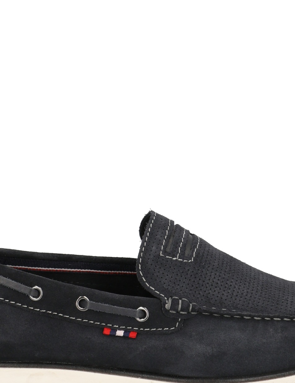Veloursleder Slipper sportiv