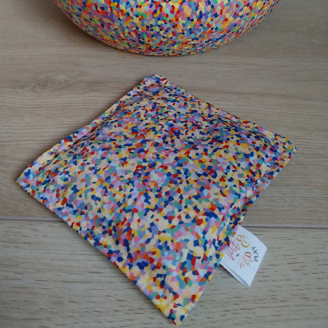 pit and play pittenzakken - pastel - nu met gratis super confetti