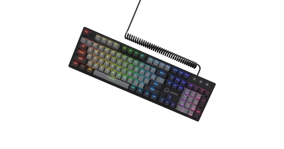 LORGARAzar 514, gaming toetsenbord  (Zwart, US lay-out, LOGAR Dream, RGB)