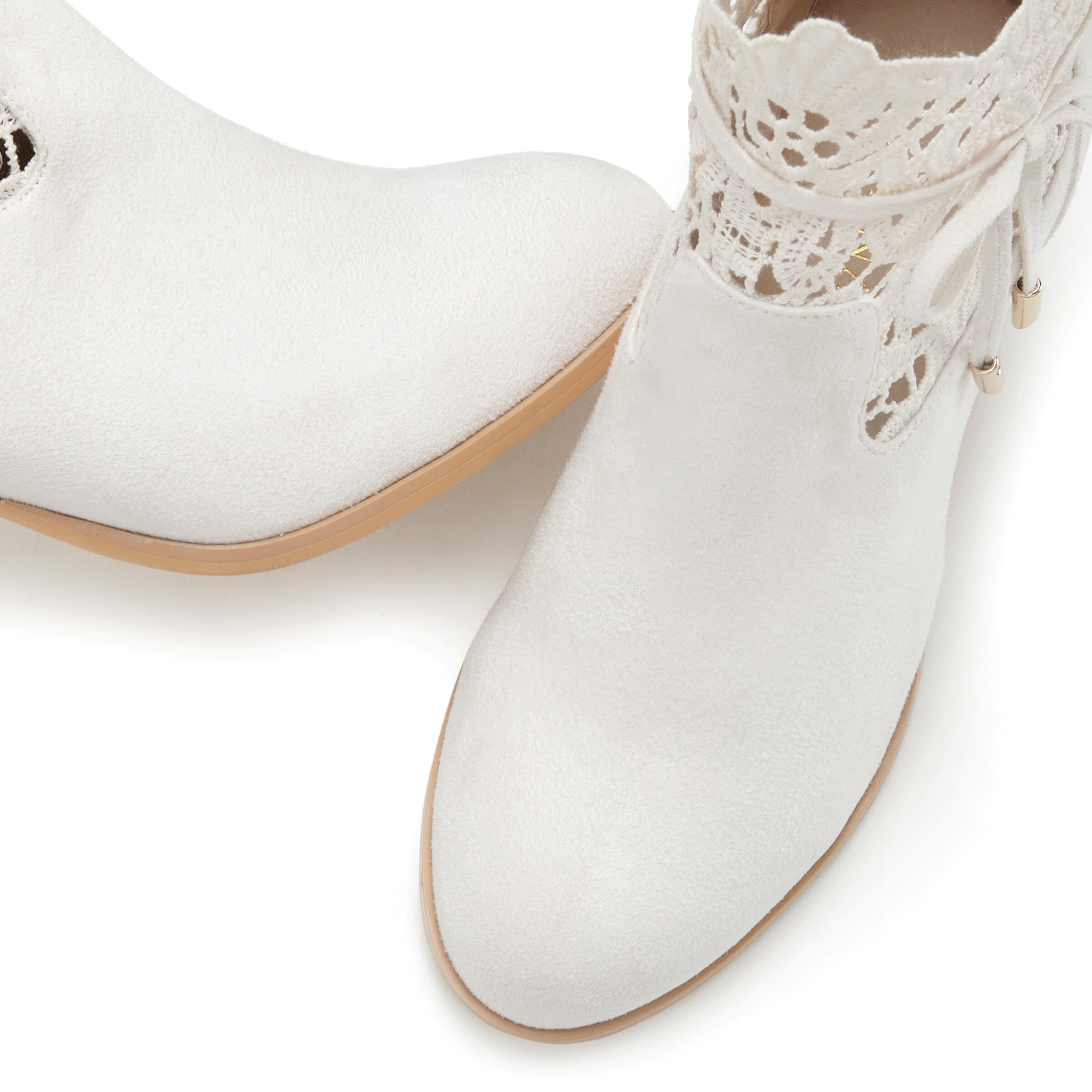 LASCANA High-Heel-Stiefelette in beige
