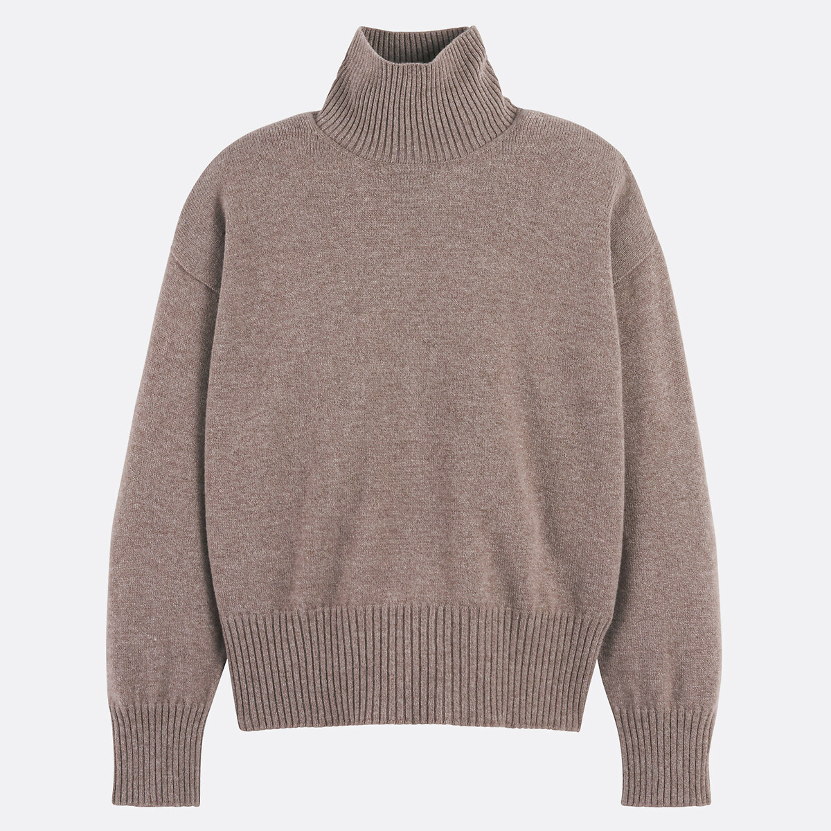 COLEÇÕES LA REDOUTE<br>Trui em lã e cashmere, fabricado na França