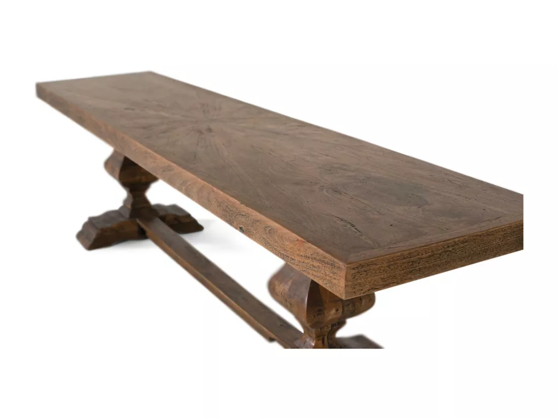 Banc fabriqué à la main en bois de manguier 180cm
