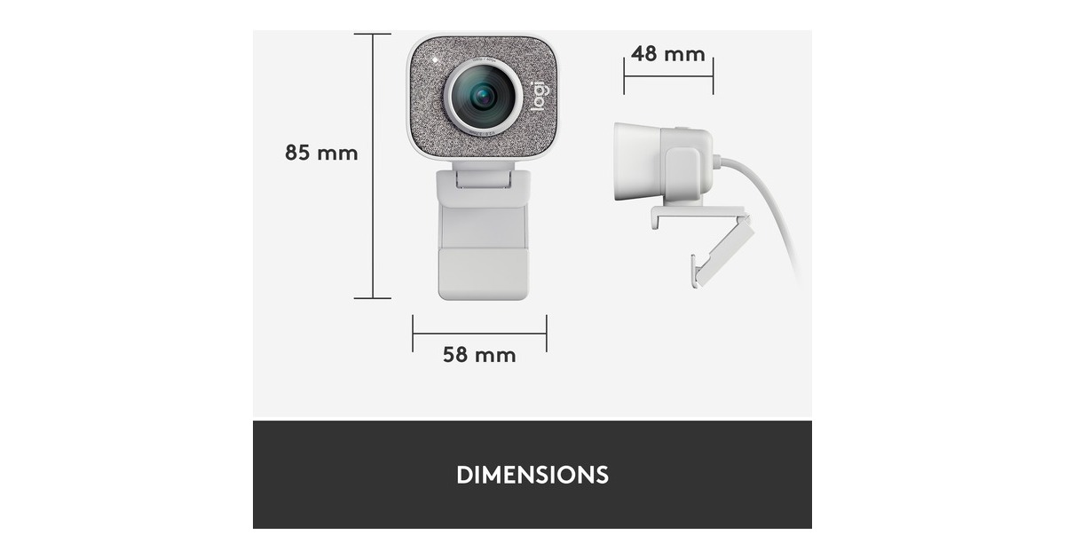 LogitechStreamCam webcam  (Wit)