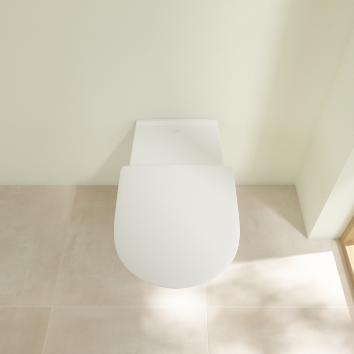 Villeroy & Boch ViCare randloos toilet extra lang met standaard handgrepen wit glans