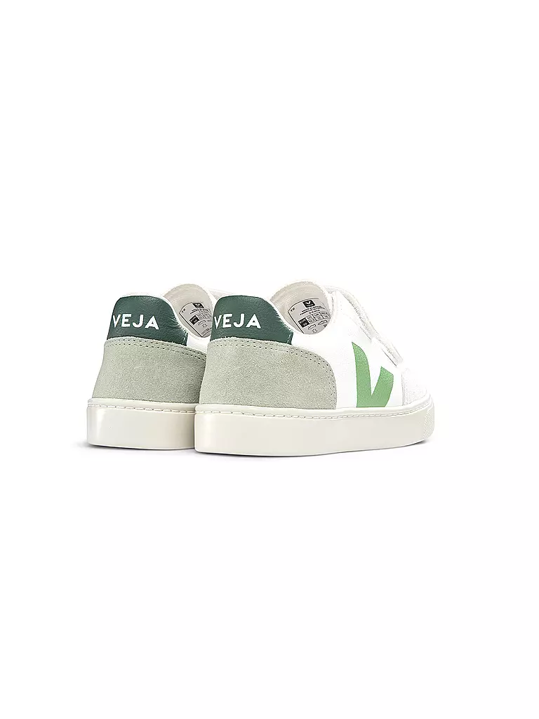 VEJA Jungen Sneaker V-12 weiss