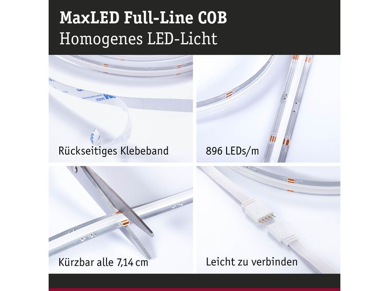 Paulmann MaxLED1000 LED Strip Full-Line COB 3 m Light Stripes