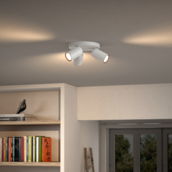 Philips triospot Pongee wit