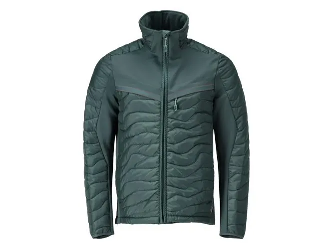 Termojakke 22315-318 m/lyn skovgrøn 4XL