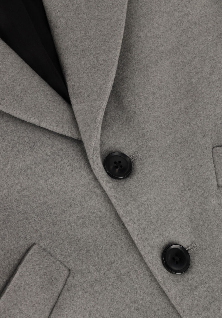 NIK & NIK grijze nik & nik mantel lance topcoat