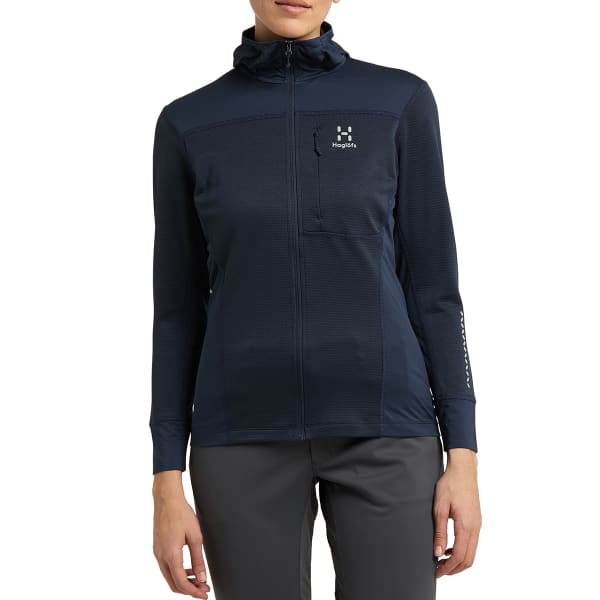 Veste polaire ski rando HAGLÖFS L.I.M MID MULTI HOOD W TARN BLUE