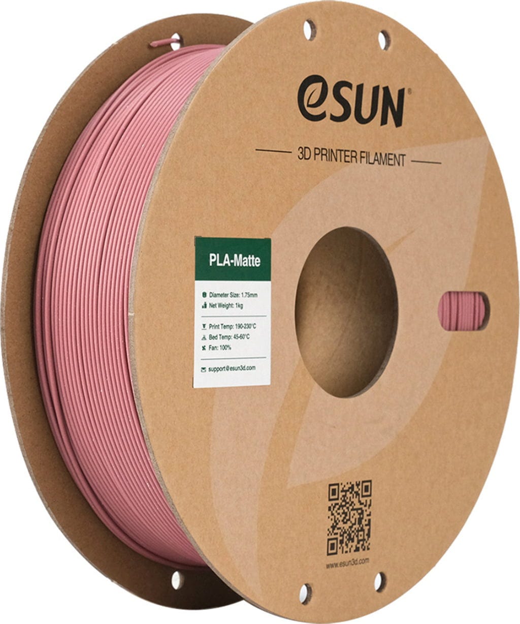eSUN  PLA-Matte Morandi Purple, 1,75 mm / 1000 g    Kostengünstiges Filament für Modelle mit matter Oberfläche