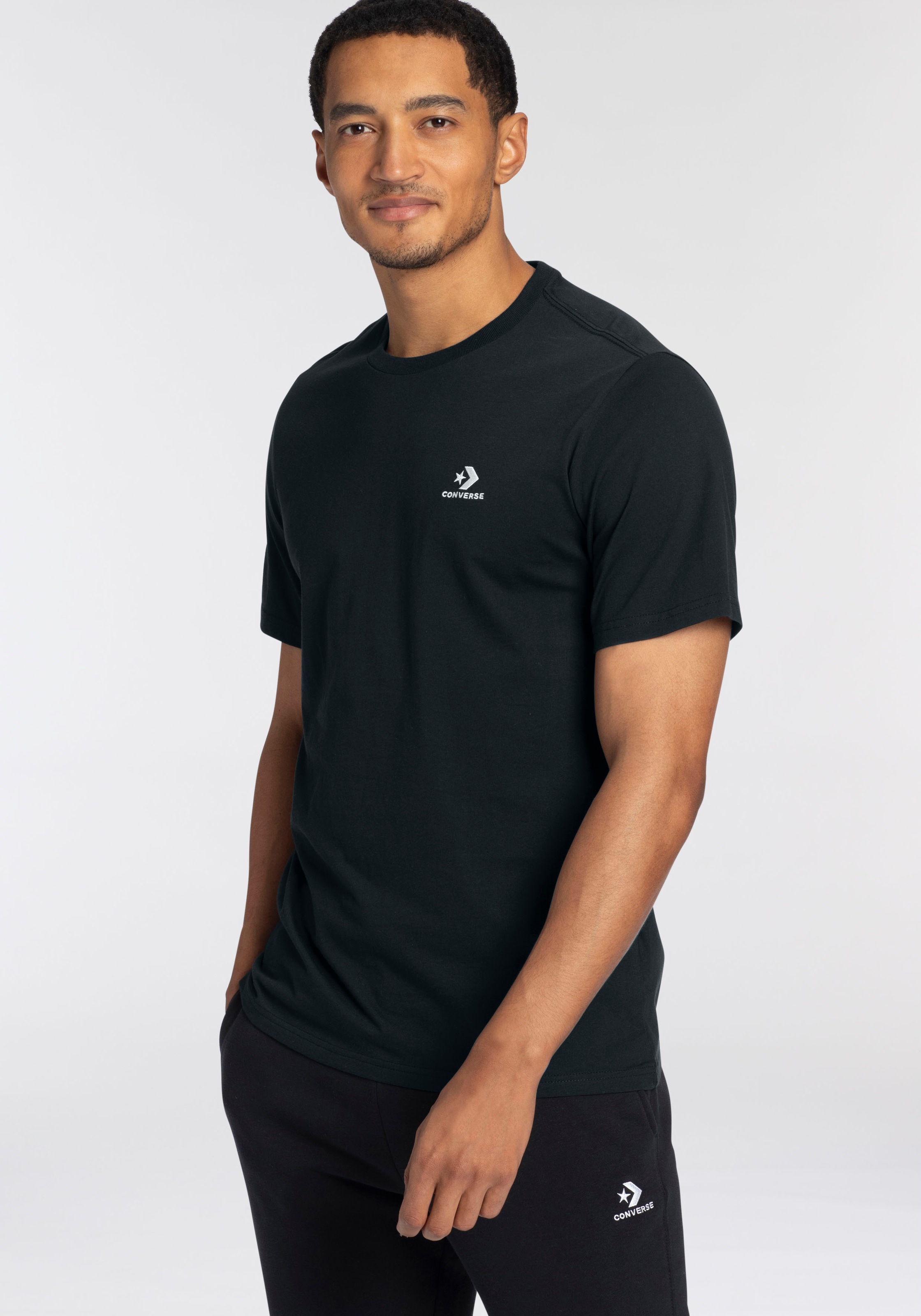 Converse T-Shirt »GO-TO EMBROIDERED STAR CHEVRON TEE«, Unisex