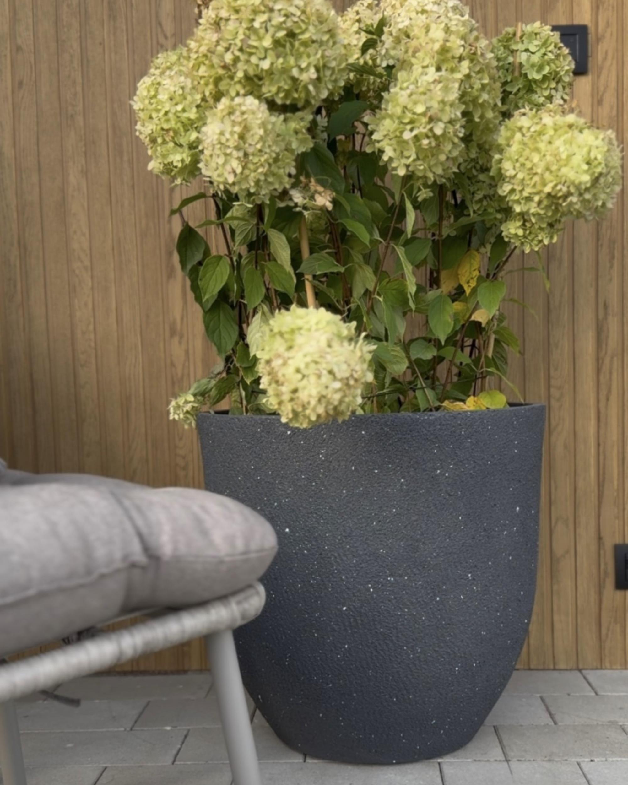 Bloempot KANNIA 55 cm Grafietgrijs