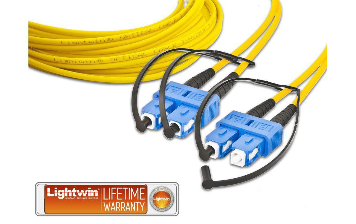 LWL-Patchkabel Singlemode SC - SC, OS2, Duplex, 1 mSinglemode SC-SC Duplex OS2 1 m