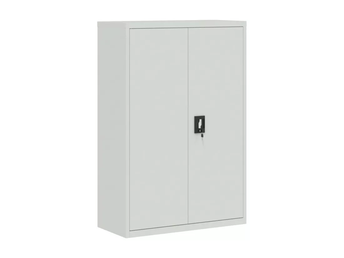 Classeur gris clair 90x40x180 cm acier