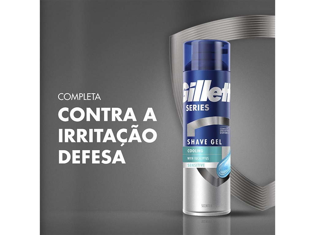GEL BARBEAR GILLETTE SERIES REFRESCANTE 200ML