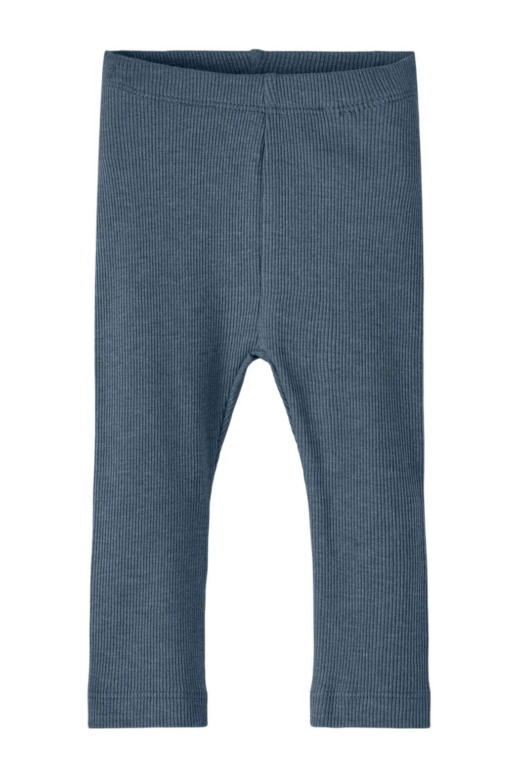 NAME IT baby skinny broek NBNKAB blauw melange