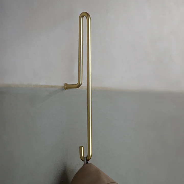 Moebe - Wall Hook large, matt gold