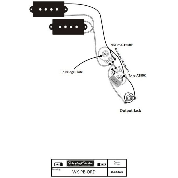 TAD P-Style Bass Wiring Kit