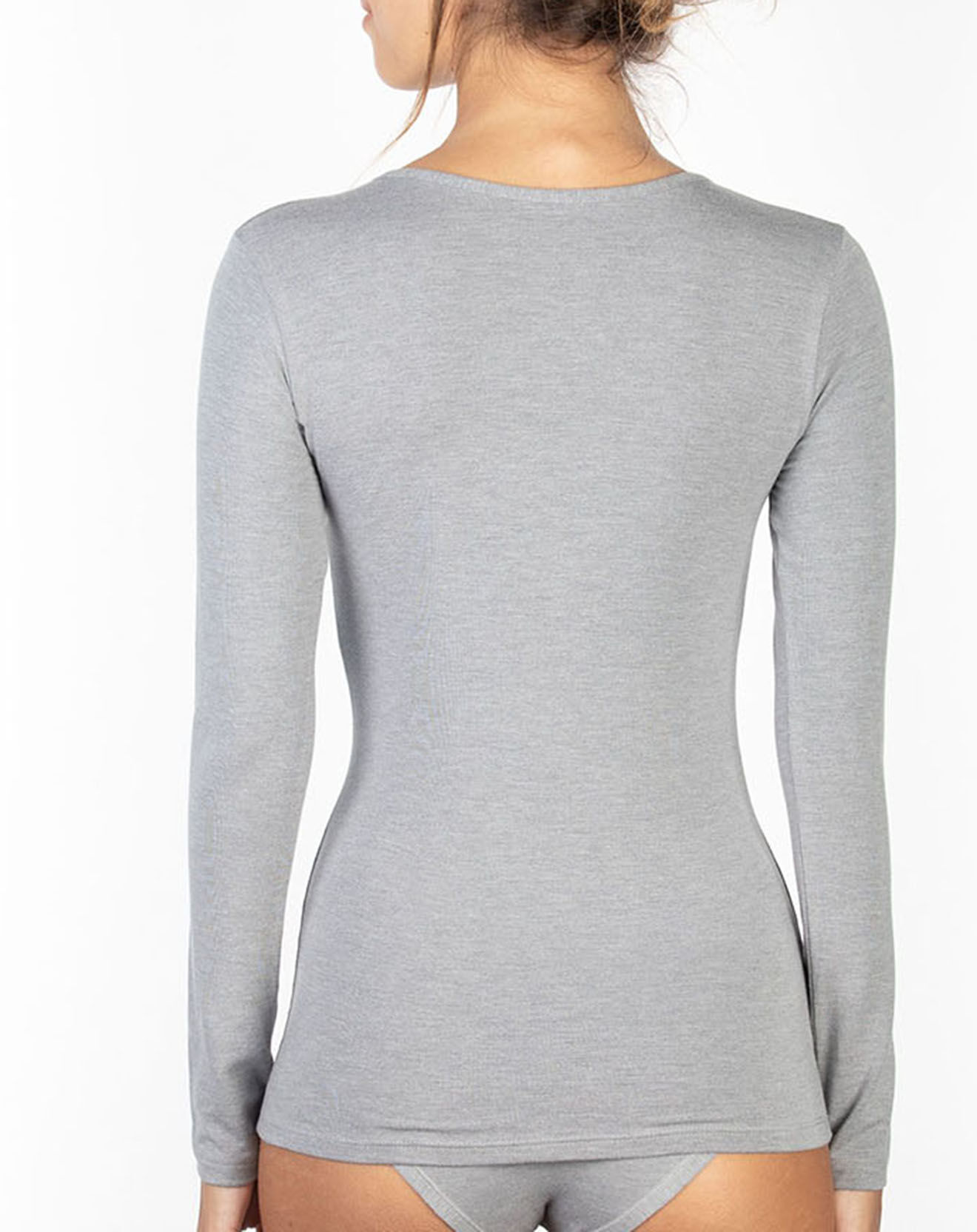 Mare T-Shirt Marion en Micromodal gris clair