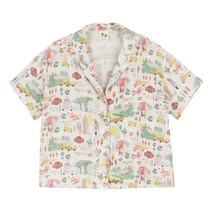 a.p Chemise Freda Imprimée | Ecru