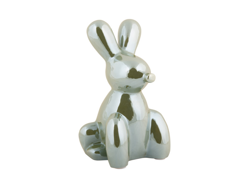 Statue Balloon Bunny Large PT4229BK Black plated