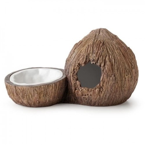 Tigela de coco Exo Terra para decoração de aquário