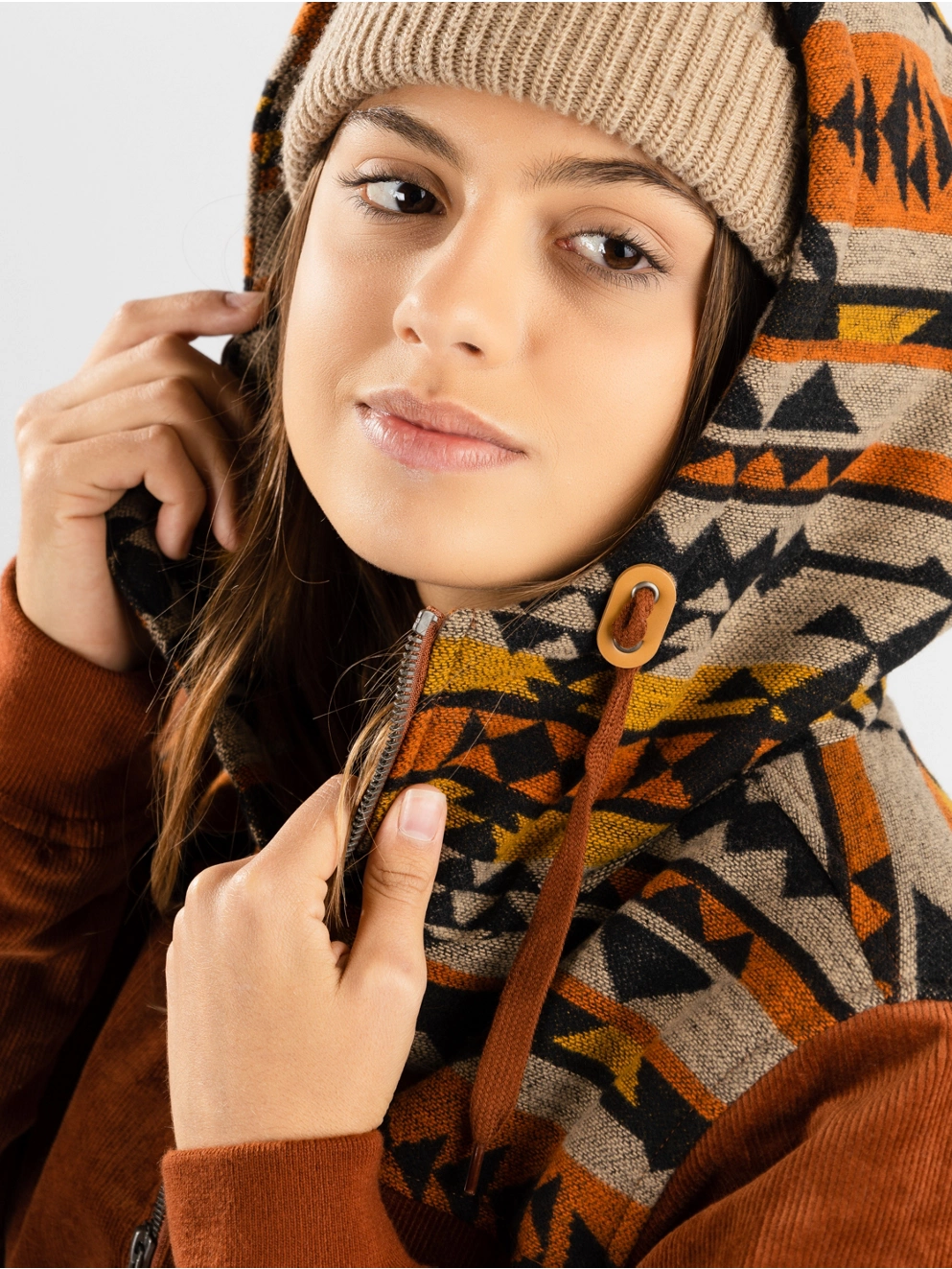 Iriedaily Indi Spice Jacket red brown