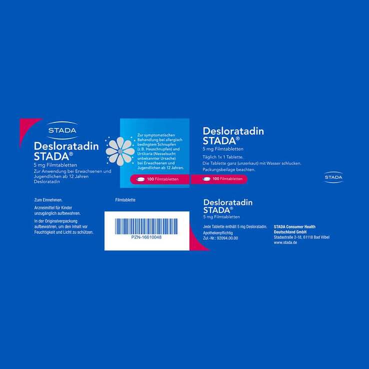 Desloratadin STADA® 5 mg Filmtabletten, 100 St