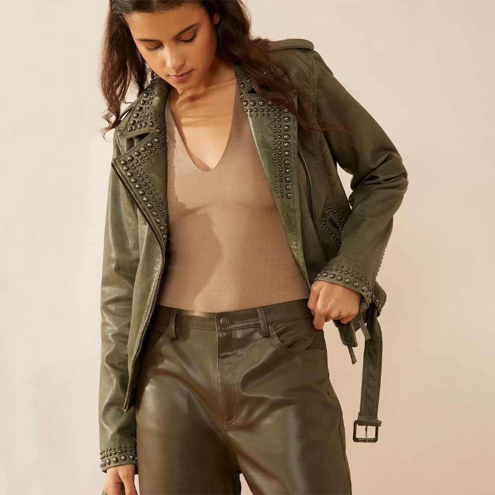 Myra Bag jacket Aansila Green