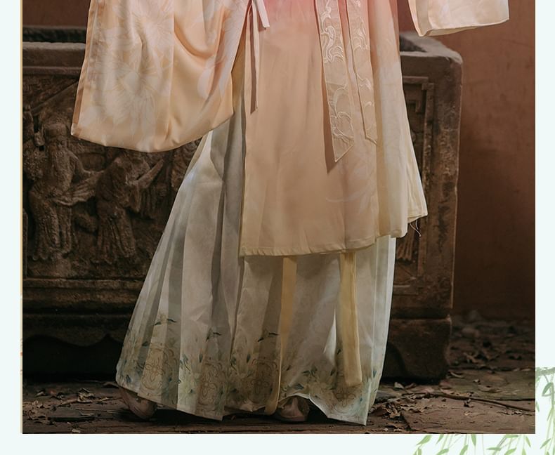 Francoix - Bloemen Hanfu Kostuumset