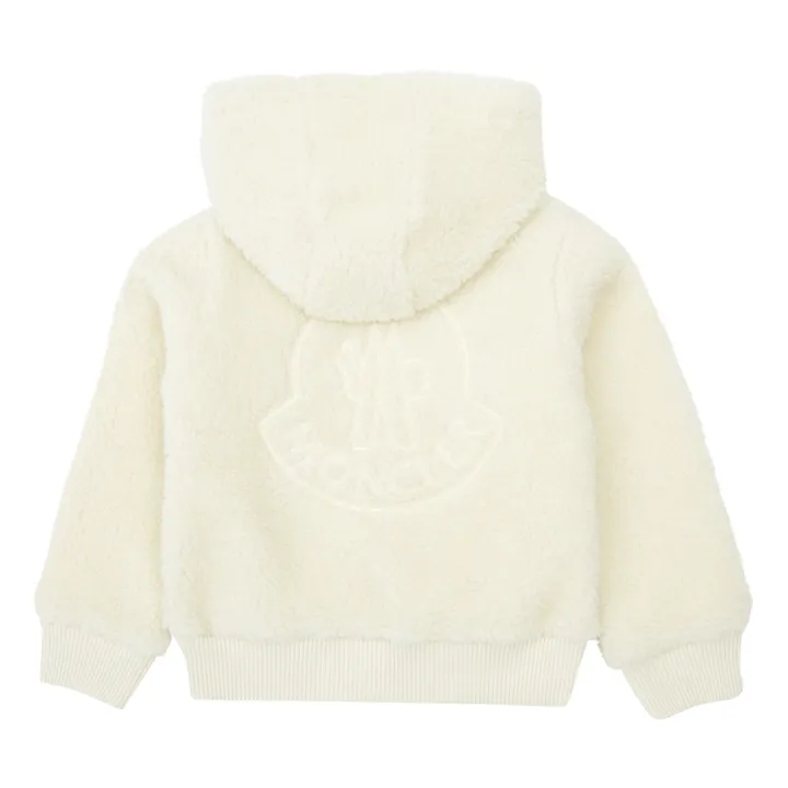 Moncler Veste à Capuche Fleece | Blanc cassé