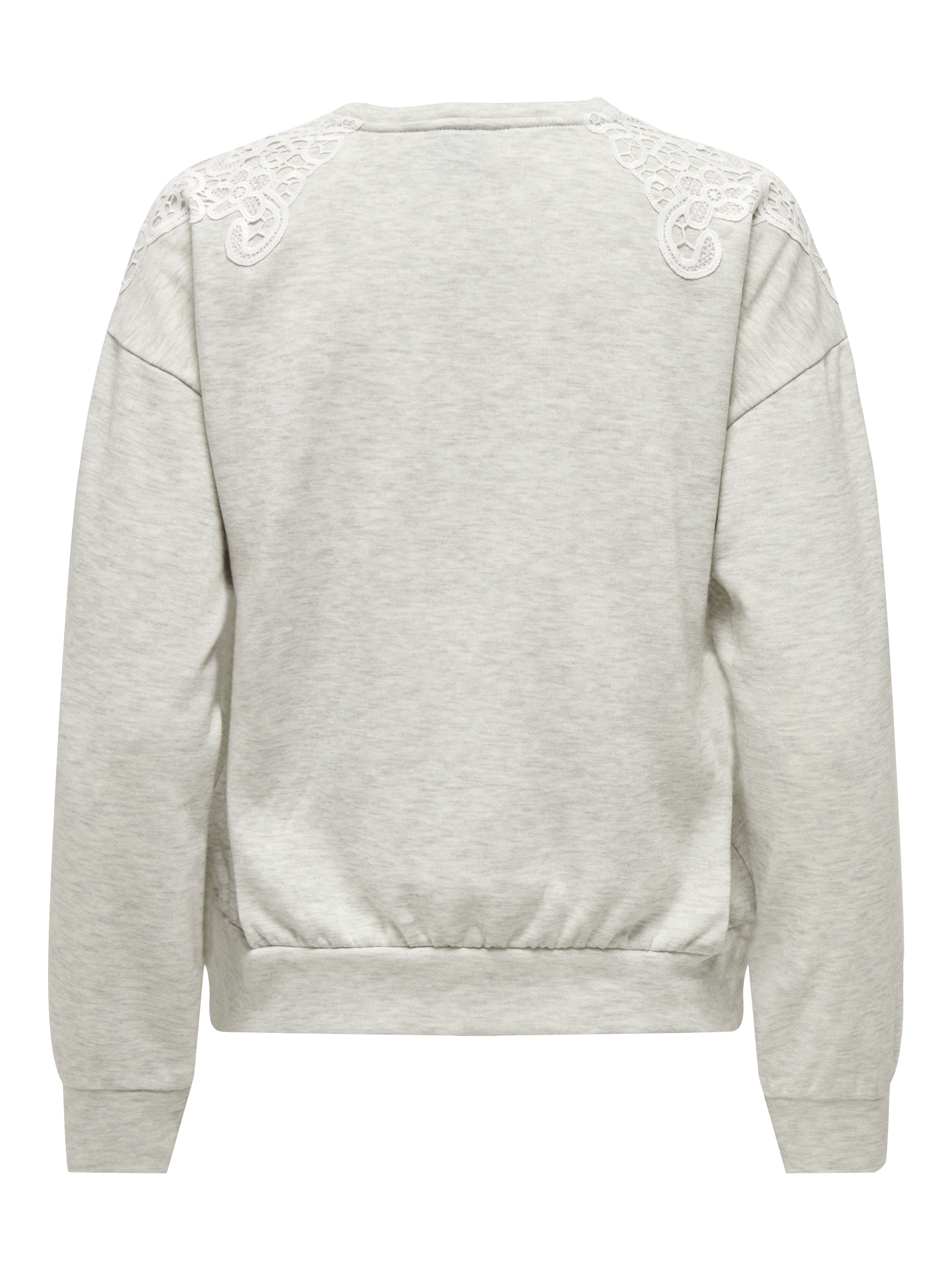 ONLGINA Sweatshirt Light Grey Melange