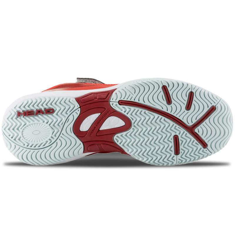 Head Sprint Velcro 3.0 rouge - Chaussures tennis enfant à scratch
